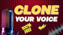 How to CLONE your voice with AI for FREE!