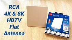Unboxing RCA Indoor Flat HDTV Antenna ANT4WH | gracieshotstuff