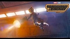All Rocket Scenes | vs High Evolutionary - Guardians of the Galaxy Vol. 3 (2023) Fight Clip