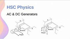 How Do AC and DC Generators Work? // HSC Physics