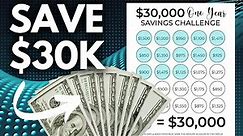 Save $30,000 In ONE YEAR (Biweekly Savings Challenge)