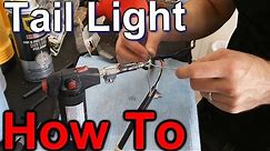 How to Install a Tail Light on a Motorcycle