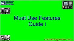 Must use features of Fanuc Manual Guide i
