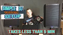 A SIMPLE DJ SETUP! GREAT FOR BEGINNERS!