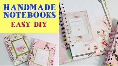 EASY DIY NOTEBOOKS! fun catch all NOTEBOOKS/JOURNALS/ with pockets and inserts/ USE YOUR WRMK CINCH