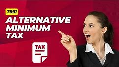 T691 Alternative Minimum Tax 2023