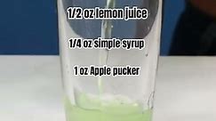 How to make an Apple Martini