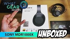 Sony MDR-1000x Headphones : UNBOXING