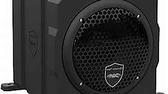 Wet Sounds | Stealth AS-6 | High Efficiency, 6.5" Active Marine Powered Subwoofer with Built-in 250 Watt Amp | Remote Level Control Included (Black)