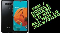 LG K51 FRP / GOOGLE BYPASS 2020 ALL NEW LG ANDROID VERSION 10