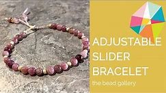 Adjustable Silicone Slide Bracelet at The Bead Gallery, Honolulu