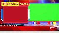 Green Screen Breaking News Bumper | Free Template For News Channels