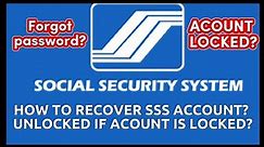 HOW TO RECOVER SSS ACCOUNT? HOW TO UNLOCK SSS ACCOUNT LOCKED? FORGET PASSWORD? #cherryboterph