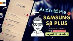 Install SAMSUNG S8 Plus One UI with Android Pie 9.0 Update using ODIN