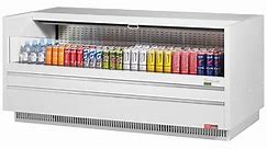 Turbo Air TOM-72UC-W-N 72" White Drop-In Refrigerated Open Display Case Merchandiser