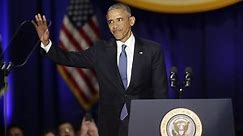 President Obama says goodbye