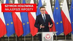 Najlepsze riposty Szymona Hołowni. Wystąpienia nowego marszałka Sejmu hitem sieci