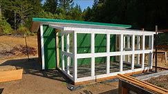 Build A Shed And Greenhouse Combo Part 1