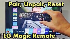 How to Reset / Pair / UnPair LG Magic Remote for LG Smart TV