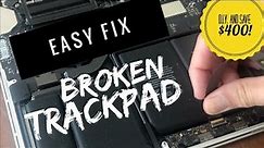 How to Repair A1502 Early 2015 Apple Macbook Pro 13" Retina Keyboard Trackpad Not Working in 5 min!