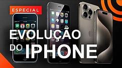 A evolução do iPhone (2007 a 2024)