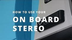A guide to your Jayco RV: How to use your on-board Furrion stereo