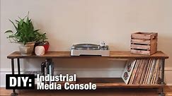 DIY: Industrial Media Console