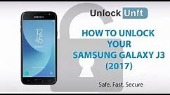 HOW TO UNLOCK Samsung Galaxy J3 (2017)