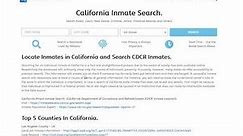 Locate Inmates in California and Search CDCR Inmates.