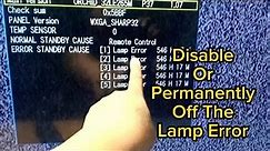 Sharp LED TV Blinking Light Indicator