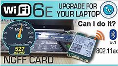 How to upgrade my Laptop's WiFi to WiFi 6E with M.2 card - Great choice!