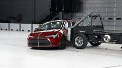 2022 Toyota Corolla sedan updated side IIHS crash test