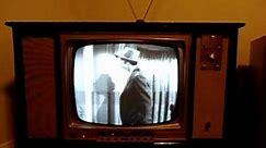 1960 Zenith B & W Vintage television with Space Command 400