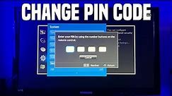 How to Change/Set PIN on Samsung TV | 2024 Tutorial