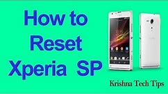 Hard Reset Sony Xperia SP C5303 - Recovery Mode & Reset Code