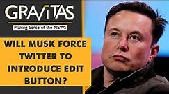 Gravitas: Elon Musk joins Twitter's board