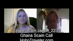 Skype Scam Call to USA Recorded on Video