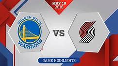 NBA Playoffs Game Recap: Warriors at Trail Blazers Game 3, May 18