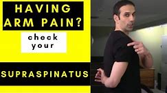 Having arm pain? Check the Supraspinatus muscle