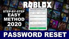 How To Reset Password In Roblox With No Email (Step-by-Step) 2021
