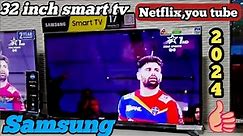 Samsung 32 inch smart Tv Review 2024/ Samsung best led in 2024/32T4390