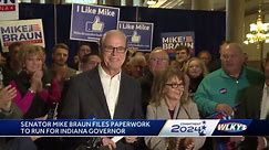 Indiana Sen. Mike Braun announces he's running for governor