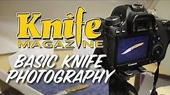 Basic Knife Photography Tips