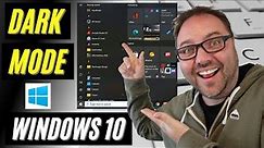 How to Turn On Dark Mode in Windows 10