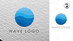 How to Design (Wave) Logo in Illustrator CC Tutorial I S2 Graphics Design