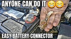 How to Replace Battery Terminal Connector Car Batt Cable and Terminal Ends Right Way Never Come Off