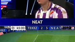 Neat bringing the heat against Tekkz 🔥 #eChampionsLeague #FC24 #FCPro | tekkz