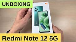 UNBOXING Xiaomi Redmi Note 12 5G - What's inside the Box?