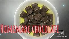 Home Made Chocolate Recipe with only two ingredients | HOW TO MAKE CHOCOLATE