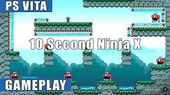 10 Second Ninja X PS Vita Gameplay